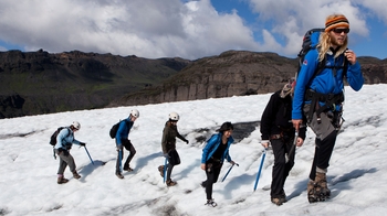 Hiking Trip to Sólheimajökull Glacier & Seljalandsfoss Waterfall