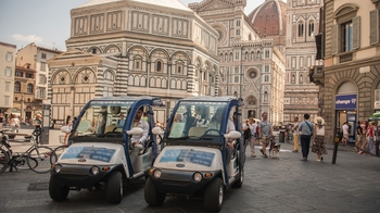 Eco-Friendly City Tour by Electric Golf Cart