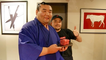 Dinner with a Former Sumo Wrestler at Nikugatou Restaurant