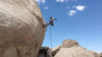 Rappelling Adventure in Joshua Tree