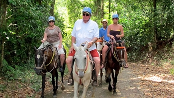 Horseback Riding to a Waterfall with Lunch or Dinner